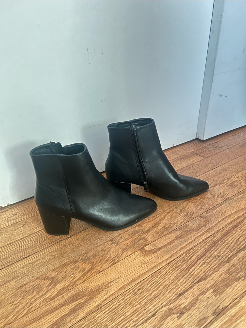 Madden Girl Black Women's Ankle Boots with Block Heel